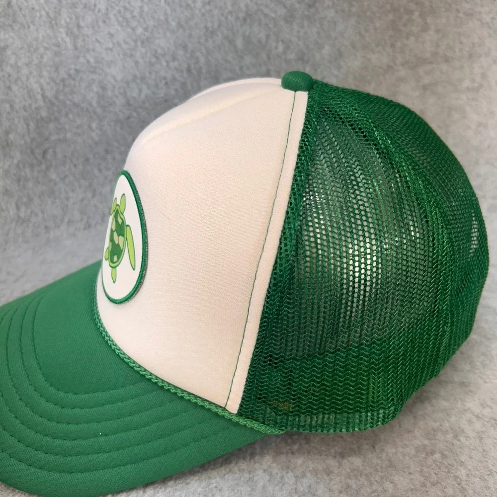 Sea Turtle Patch Mens Green OTTO Trucker Hat Mesh Snapback OSFM